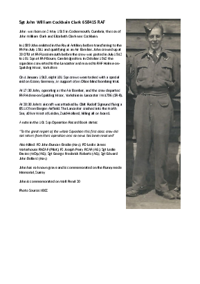 A preview of a PDF biography for Clark, John William Cockbain